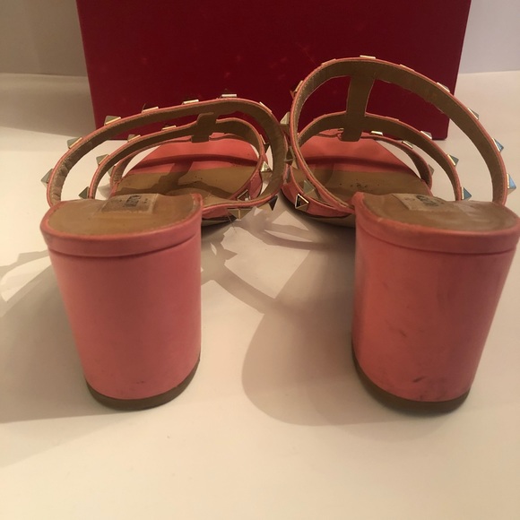 Valentino mules coral pink - Picture 5 of 8